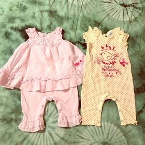 Naartjie Baby Girl’s overall jumpsuit bundle